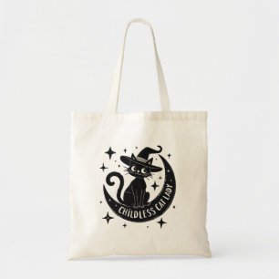 Childless Cat Lady Harris Walz Halloween Pastel Tote Bag