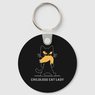Childless Cat Lady Kamala Harris 2024 47 47th Pres Key Ring