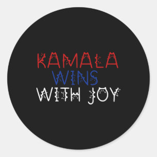Childless Cat Lady Kamala Harris For President Ele Classic Round Sticker