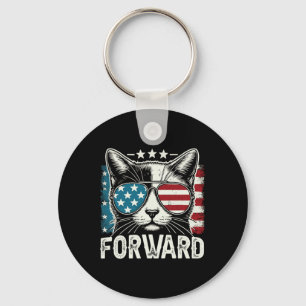 Childless Cat Lady Kamala Harris Forward 2024 Elec Key Ring