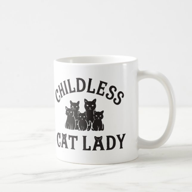 childless cat lady mug (Right)