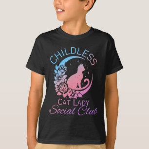 Childless Cat Lady Social Club Meme Cat Kamala T-Shirt