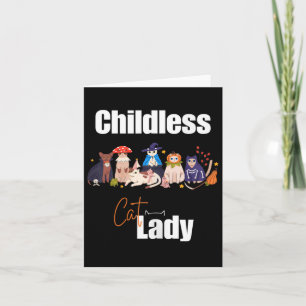 Childless Cat Lady Tank Top Card