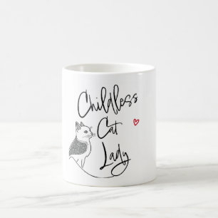 Childless cat Lady travel mug
