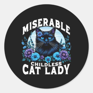 Childless Cat Lady Us Election Day Cat Ladies Classic Round Sticker