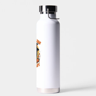 Childless cat lady witch - funny witchy black cat  water bottle