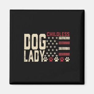 Childless Dog Lady Vote 2024 Us Flag Democratic Pr Magnet