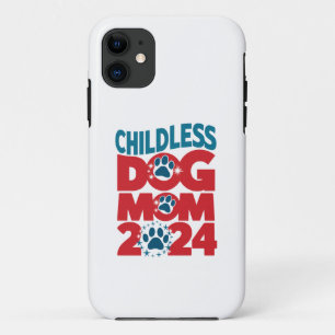 Childless Dog Mum Dog Lady Voting Patriotic Dog  Case-Mate iPhone Case