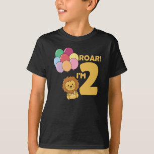 Children 2. Birthday Lion 2 Years Old Boy T-Shirt