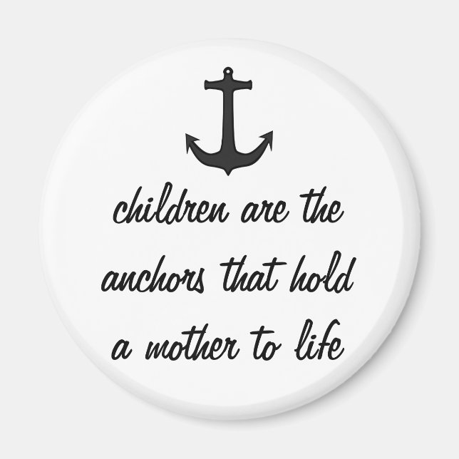 Children Anchor Mothers Magnet (Front)