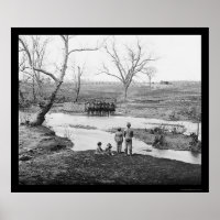 Children and Cavalry Officers at Bull Run 1862