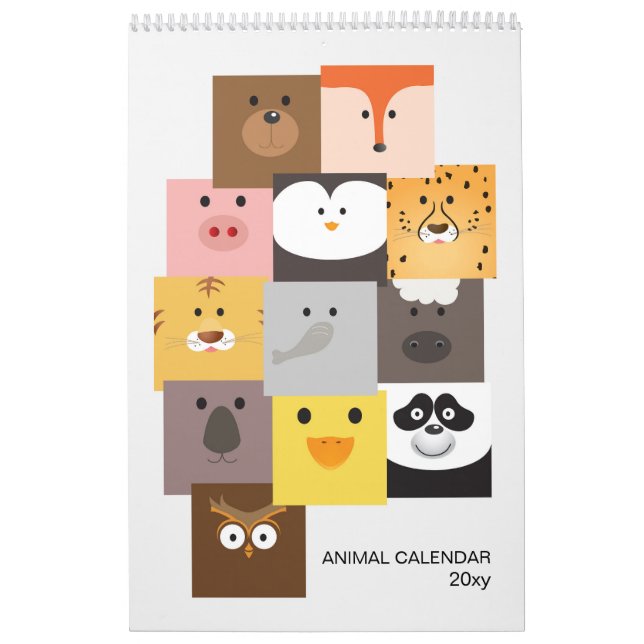 Children Animal Calendar (Cover)