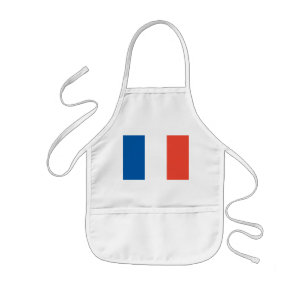 Children apron with French flag