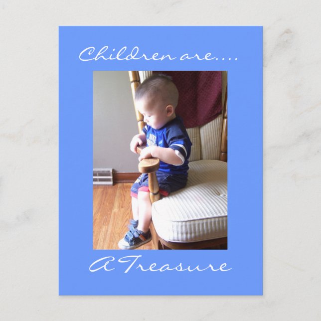 Children are...., A Treasure Postcard (Front)