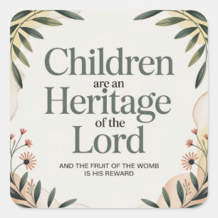 Children Are Not a Distraction Square Sticker