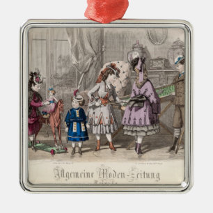 Children at Play Metal Tree Decoration