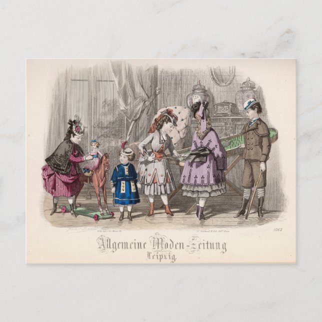 Children at Play Postcard (Front)