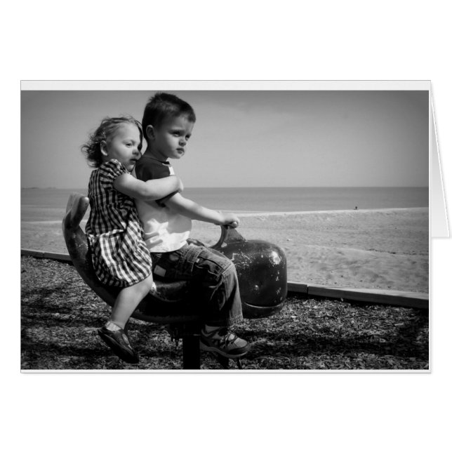 Children at the beach (Front Horizontal)