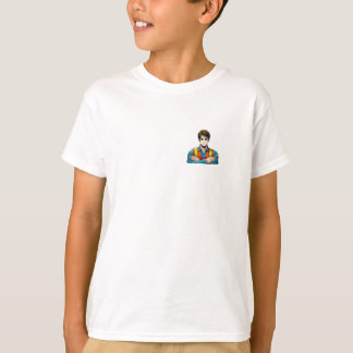 Children Basic T-shirt with manga security expert