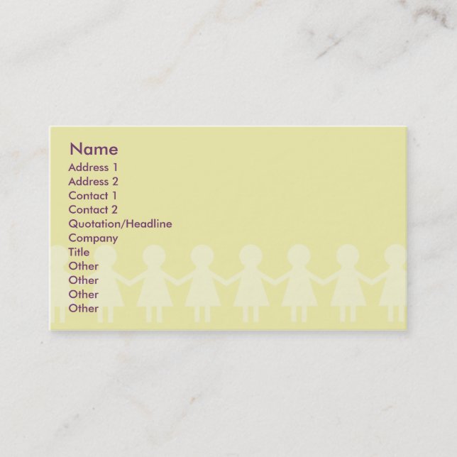 Children - Business Card (Front)