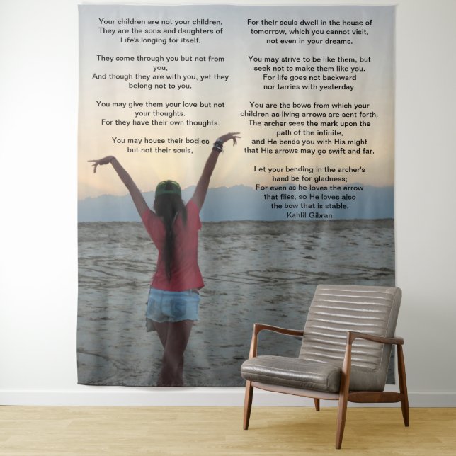 Children by Kahlil Gibran Tapestry (In Situ)