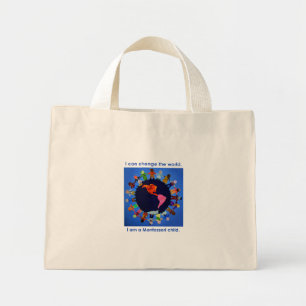Children Can Change the World Striped Bag