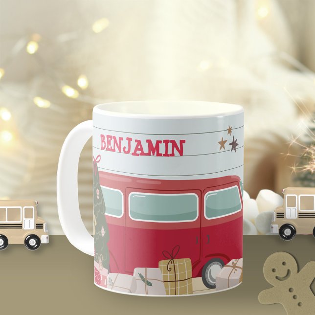 Children Christmas Tree Adventure Tent Gifts Coffee Mug (Children Christmas Tree Adventure Tent Gifts Coffee Mug ©Susanne Sachers - Sunny Mind 🌞)