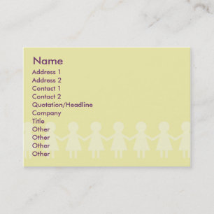 Children - Chubby Business Card