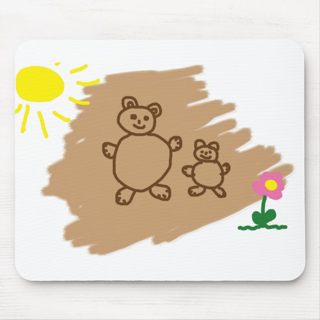 Children Drawing Mouse Pad (Front)