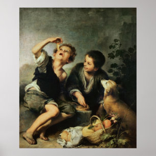 Children Eating a Pie, 1670-75 Poster
