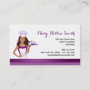 Children Events Party Planner Card Template
