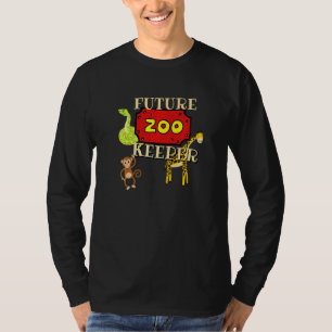 Children Future Zoo Keeper Zoology Cute Animals Bo T-Shirt