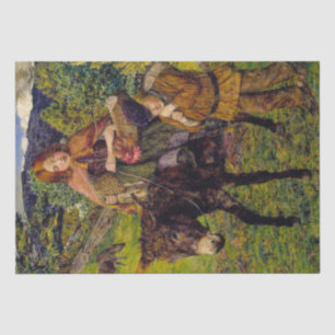 Children Going to Market (by John Lee) Tissue Paper