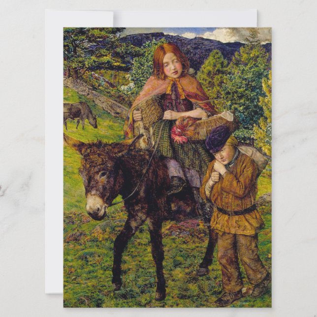 Children Going to Market Card (Front)