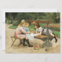 Children Having Afternoon Tea in the Park