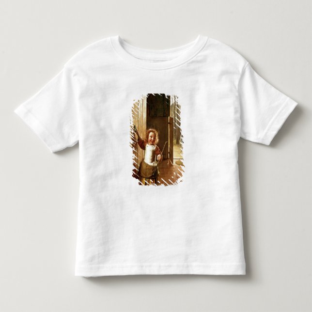 Children in a Doorway with 'Colf' Sticks Toddler T-Shirt (Front)