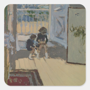 Children in a Room, 1893 Square Sticker