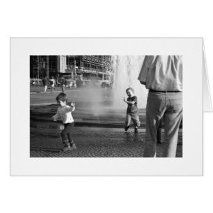 Children in Berlin Fountain