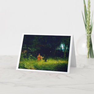 Children in the Forest, Ivan Kramskoi Card