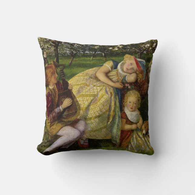 Children in the King's Orchard Cushion (Front)