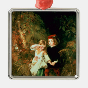 Children in the Wood Metal Tree Decoration