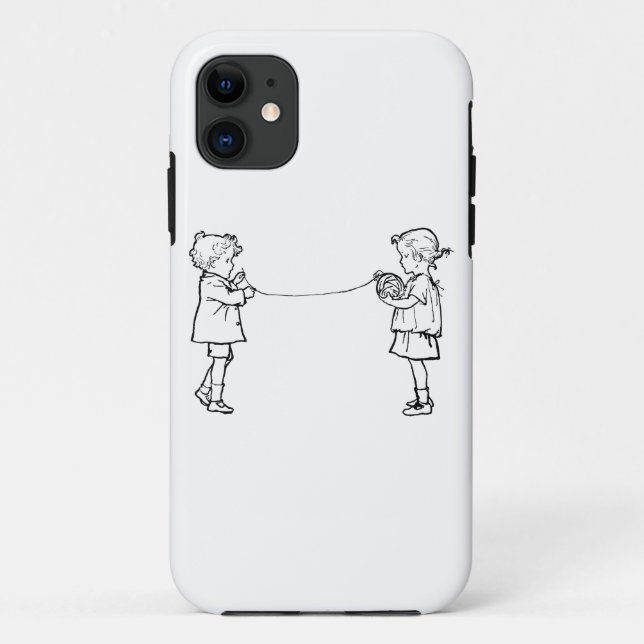 Children Kids Yarn iPhone 11 Case (Back)