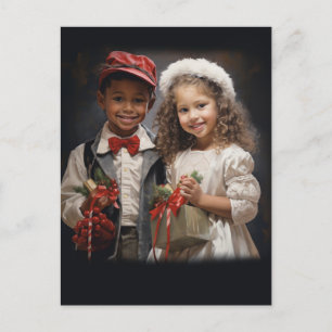 Children Love Couple Postcard