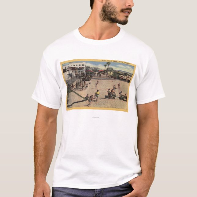 Children & Moms at Venice Athletic Beach T-Shirt (Front)