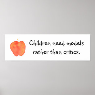 Children Need Models Poster