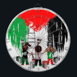 Children of Gaza Painting Palestine Flag<br><div class="desc">Palestinian Children,  with Brushes and Paint Pots,  painting a large palestinian Flag on the Wall. Original Vector Illustration Copyright BluedarkArt TheChameleonArt.</div>