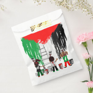 Children of Gaza Painting Palestine Flag Favour Bags