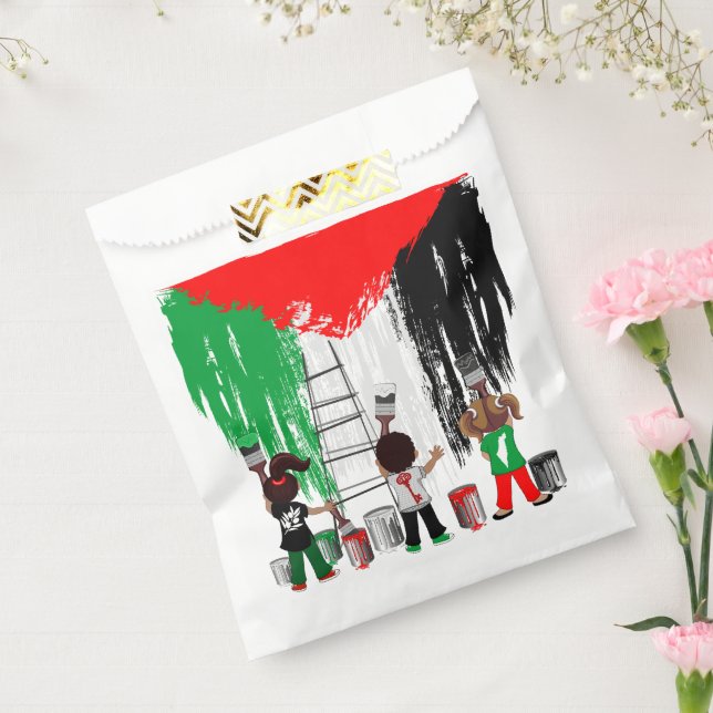 Children of Gaza Painting Palestine Flag  Favour Bags (Sealed)