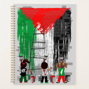 Children of Gaza Painting Palestine Flag Planner