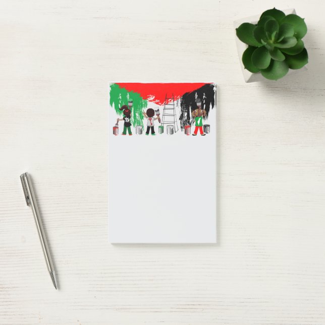 Children of Gaza Painting Palestine Flag  Post-it Notes (Office)